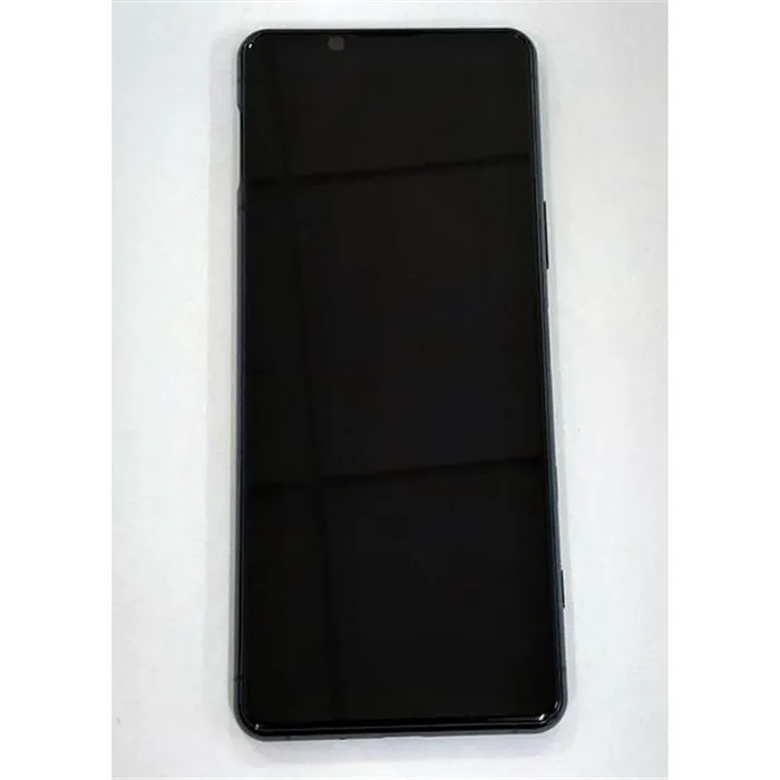 Pantalla lcd para Sony Xperia 5 II AS52 A5024934A mas tactil negro mas marco azul Service Pack