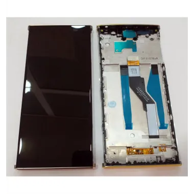 Pantalla lcd + tactil negro + marco dorado Sony XPeria XA2 Plus H3413 H4413 H4493