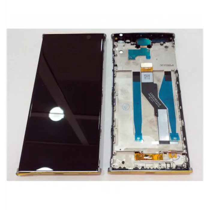 Pantalla lcd + tactil negro + marco plata Sony XPeria XA2 Plus H3413 H4413 H4493