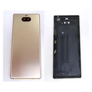 Tapa trasera o tapa bateria dorada para Sony Xperia 10 Plus XA3 Ultra
