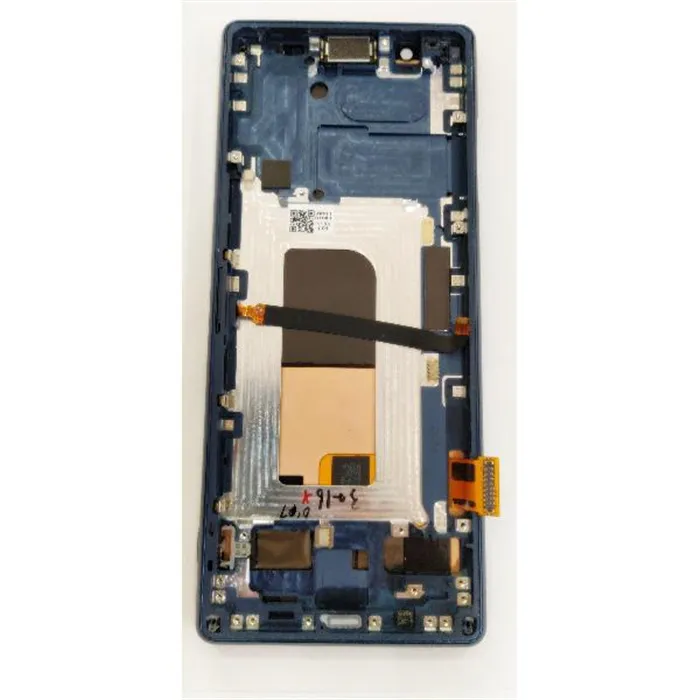 Pantalla LCD para Sony xperia 1 II mas tactil negro mas marco azul calidad premium
