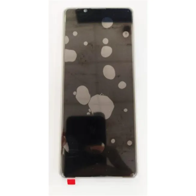 Pantalla LCD para Sony xperia 1 II mas tactil negro mas marco plata calidad premium