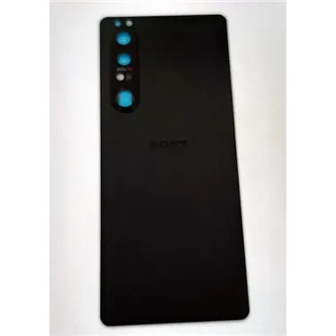 Tapa trasera o tapa bateria negra para Sony Xperia 1 III  mas cubierta camara