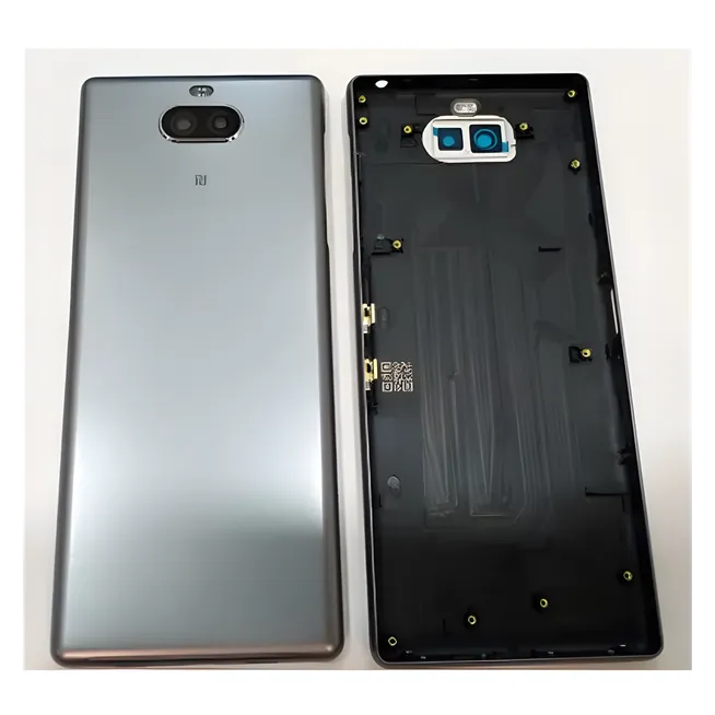 Tapa trasera o tapa bateria gris para Sony Xperia 10 I3113 I3123 I4113 I4193