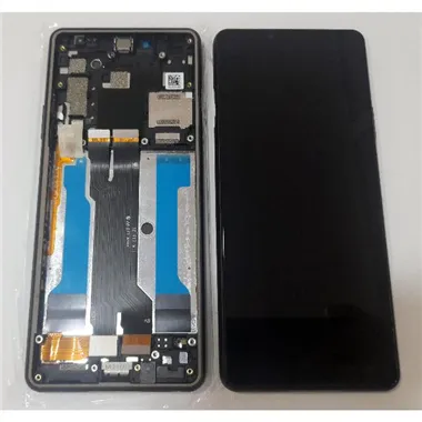 Pantalla lcd para Sony Xperia 10 III PDX-213 A5034092A mas tactil negro mas marco negro service pack premium