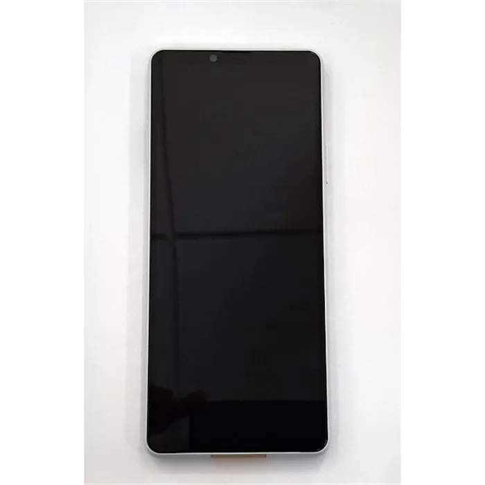 Pantalla lcd para Sony Xperia 10 III PDX-213 mas tactil negro mas marco blanco calidad premium