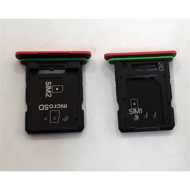 Soporte o bandeja dual sim rosa para Sony Xperia 10 III calidad premium