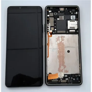 Pantalla lcd para Sony Xperia 10 III PDX-213 mas tactil negro mas marco negro calidad premium