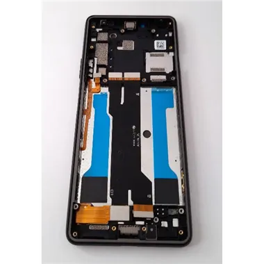 Pantalla lcd para Sony Xperia 10 III BT52 A5034092B mas tactil negro mas marco negro Service Pack 