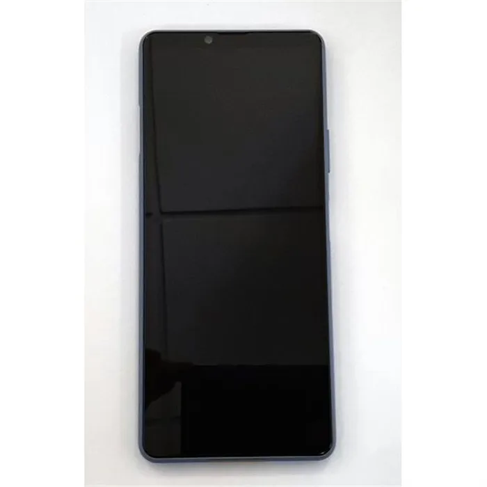 Pantalla lcd para Sony Xperia 10 III PDX-213 mas tactil negro mas marco azul calidad premium