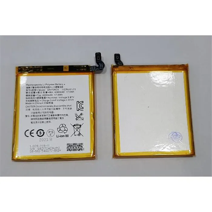 Bateria SNYSAC5 4500mAh para Sony Xperia 1 iii Xperia 10 iii