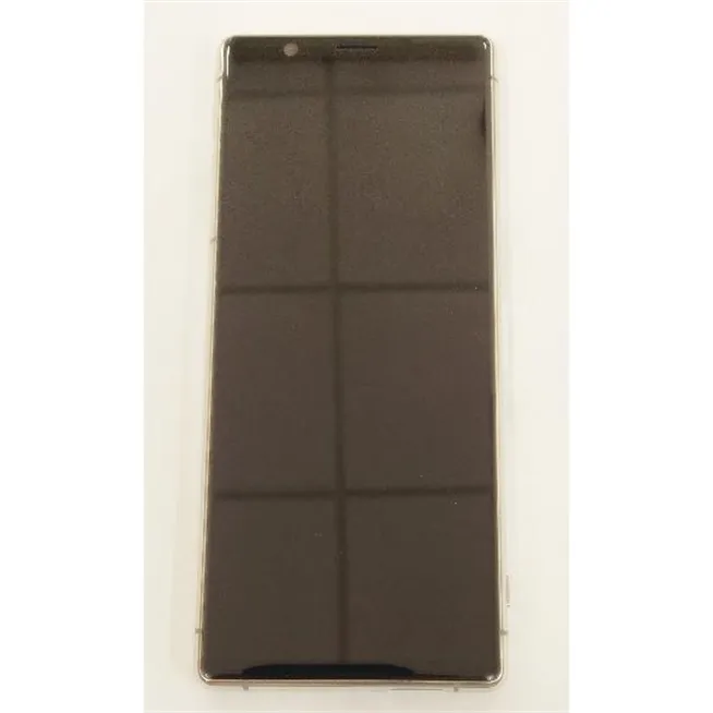 Pantalla LCD para Sony Xperia 5 mas tactil negro mas marco plata calidad premium