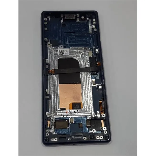 Pantalla LCD para Sony Xperia 5 J8210 J8270 J9210 mas tactil negro mas marco azul calidad premium
