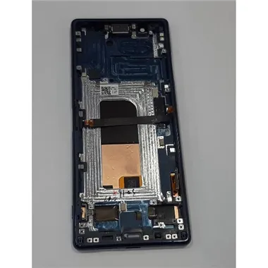 Pantalla LCD para Sony Xperia 5 J8210 J8270 J9210 mas tactil negro mas marco azul calidad premium
