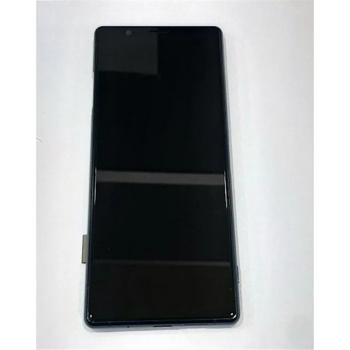 Pantalla LCD para Sony Xperia 5 J8210 J8270 J9210 mas tactil negro mas marco azul calidad premium