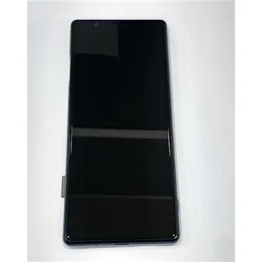 Pantalla LCD para Sony Xperia 5 J8210 J8270 J9210 mas tactil negro mas marco azul calidad premium