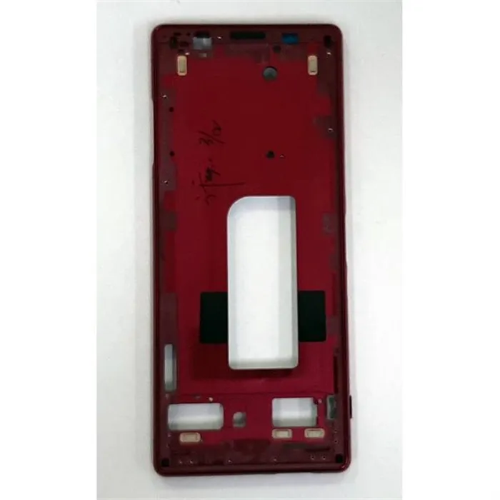 Carcasa central o marco roja para Sony Xperia 5 J8210 J8270 J9210 calidad premium