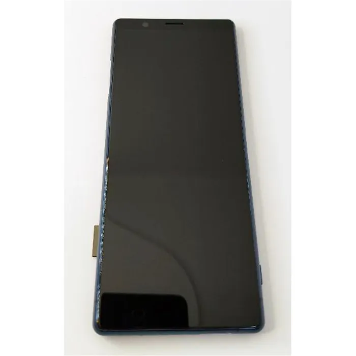 Pantalla lcd para Sony Xperia 5 J8210 J8270 J9210 mas tactil negro con marco azul calidad premium