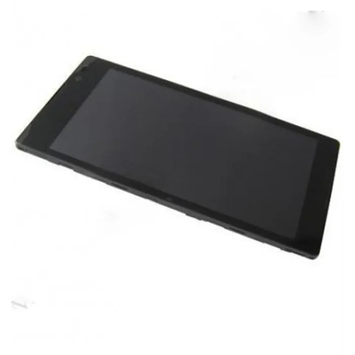 Sony Xperia C S39H pantalla lcd + táctil negro + marco