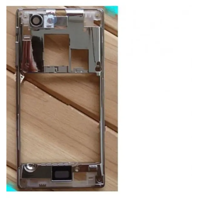 Sony Xperia J ST26I carcasa trasera color plata