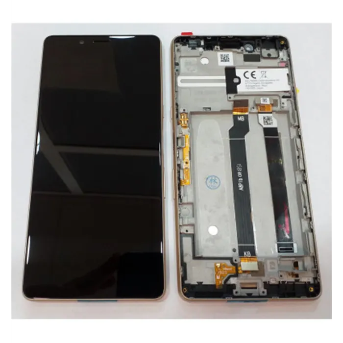 Pantalla lcd para Sony Xperia L3 mas tactil negro mas marco dorado I3312 I3322 I4312 I4332