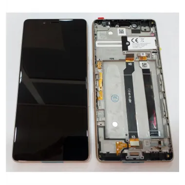 Pantalla lcd para Sony Xperia L3 mas tactil negro mas marco dorado I3312 I3322 I4312 I4332