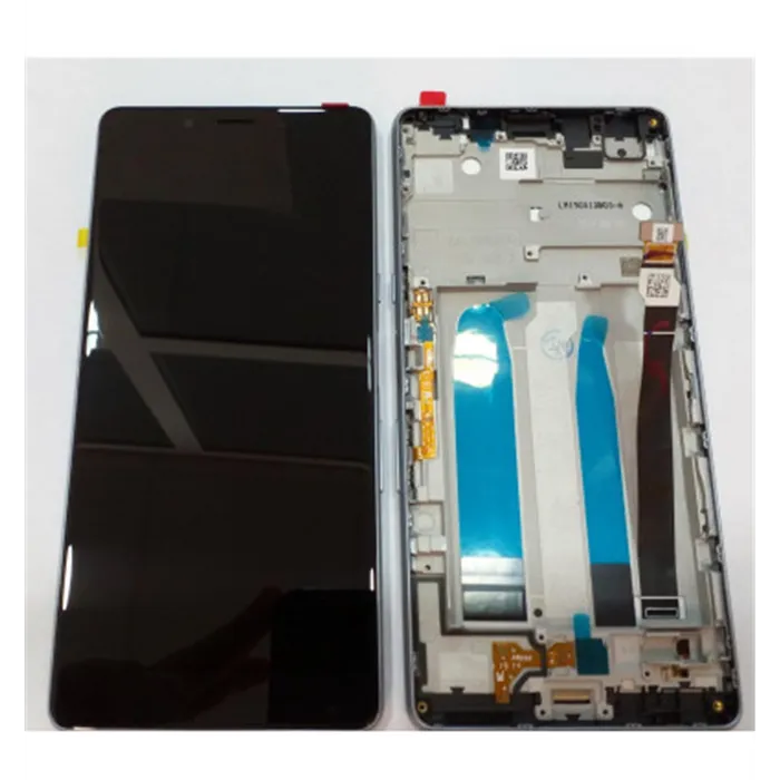 Pantalla lcd para Sony Xperia L3 mas tactil negro mas marco plata I3312 I3322 I4312 I4332