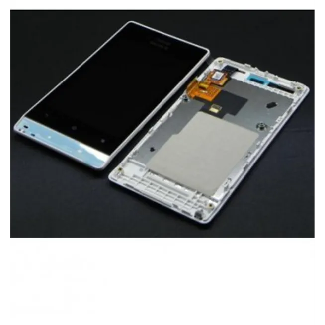 Sony Ericsson Xperia Miro ST23I LCD + Táctil + Marco blanco 
