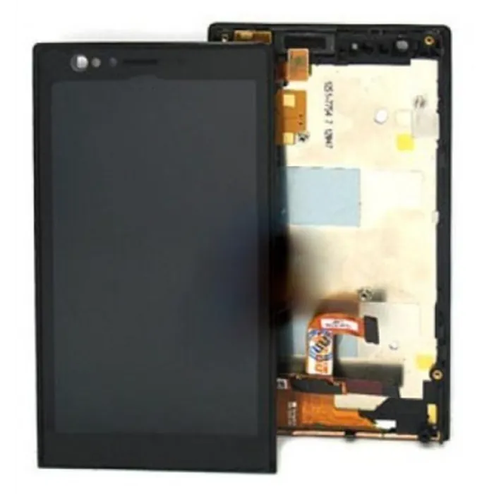 Sony Xperia P LT22I Pantalla Lcd + Táctil negro + Marco premium