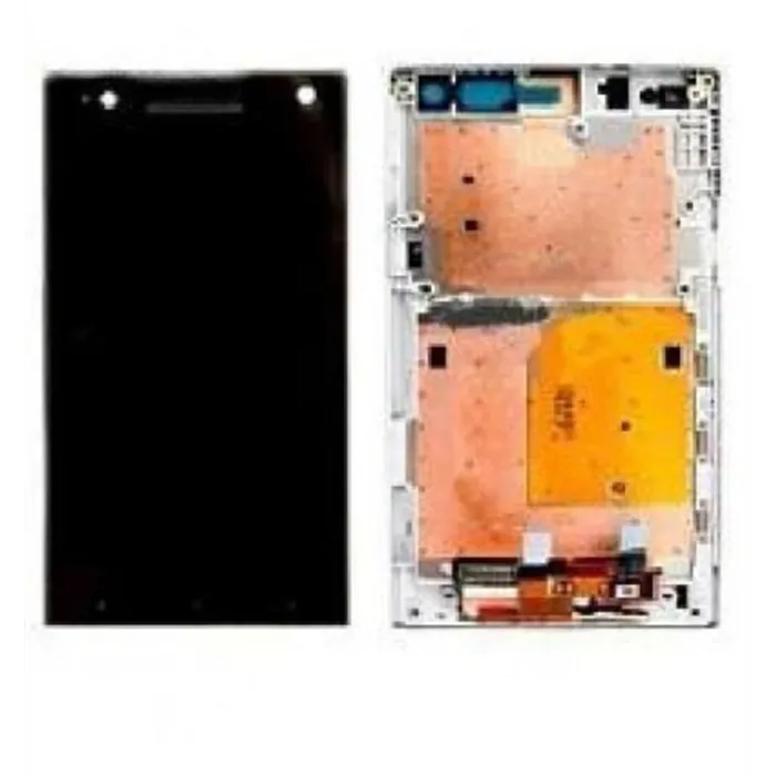 Sony Xperia S LT26i pantalla lcd + tactil negro + marco blan