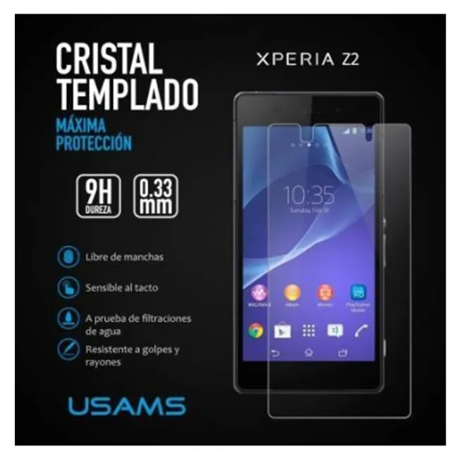 Sony Xperia T2 Ultra D5322 T2U XM50H protector cristal templado 