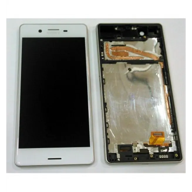 Sony Xperia X (2016) F5121 F5122 pantalla lcd + táctil blanco + marco premium