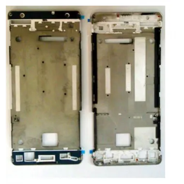 Sony Xperia XA F3111 F3113 F3115 carcasa frontal blanco premium