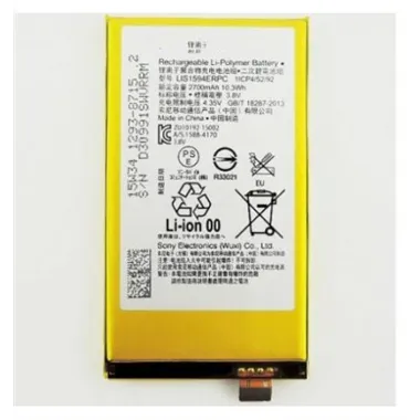 Bateria Original LIS1594ERPC Sony Xperia Z5 Compact E5803 E5823 1293-8715  2700mAh