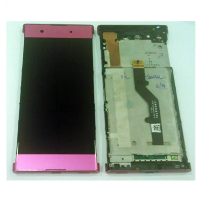 Pantalla lcd para Sony Xperia XA1 plus G3421 G3423 mas tactil rosa mas marco rosa calidad premium