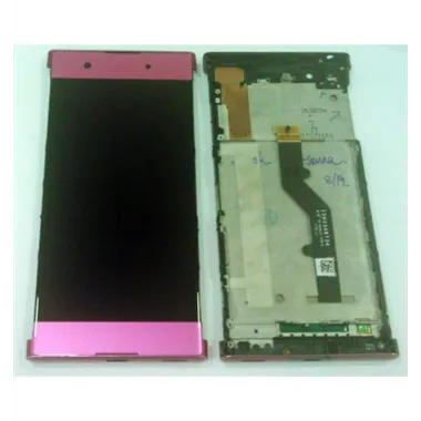 Pantalla lcd para Sony Xperia XA1 plus G3421 G3423 mas tactil rosa mas marco rosa calidad premium