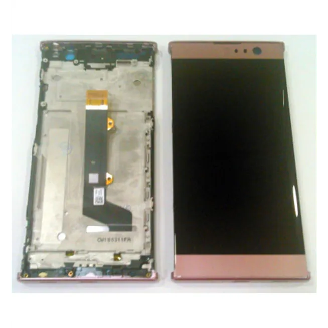 Pantalla lcd para Sony Xperia XA2 H3133 H4133 mas tactil rosa mas marco rosa calidad premium
