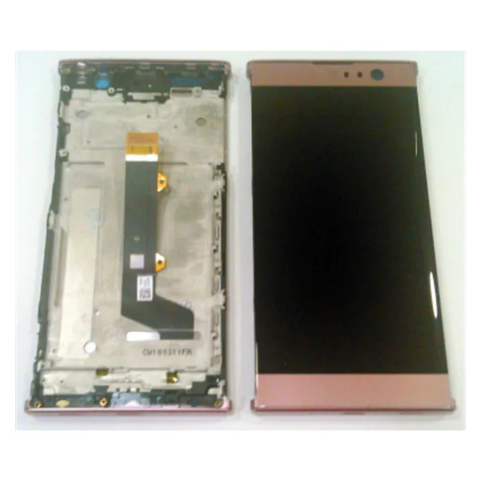 Pantalla lcd para Sony Xperia XA2 H3133 H4133 mas tactil rosa mas marco rosa calidad premium