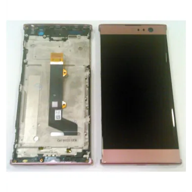 Pantalla lcd para Sony Xperia XA2 H3133 H4133 mas tactil rosa mas marco rosa calidad premium