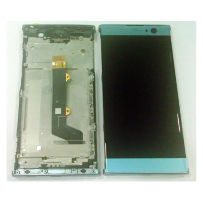 Pantalla lcd para Sony Xperia XA2 H3133 H4133 mas tactil azul mas marco azul calidad premium