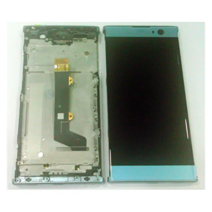 Pantalla lcd para Sony Xperia XA2 H3133 H4133 mas tactil azul mas marco azul calidad premium