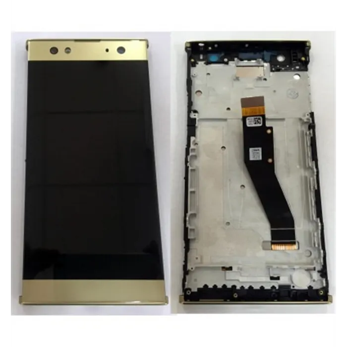 Sony Xperia XA2 Ultra pantalla lcd + tactil dorado + marco premium