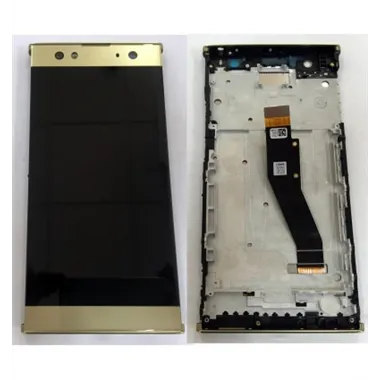 Sony Xperia XA2 Ultra pantalla lcd + tactil dorado + marco premium