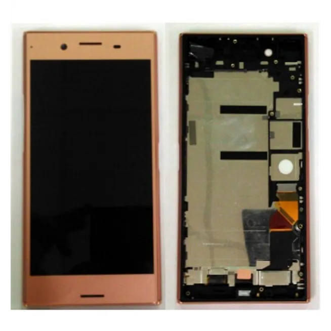 Sony Xperia XZ Premium G8142 pantalla lcd + tactil rosa + marco premium