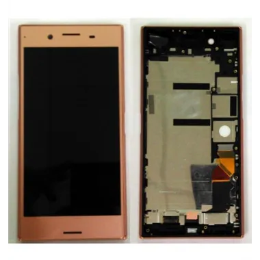 Sony Xperia XZ Premium G8142 pantalla lcd + tactil rosa + marco premium