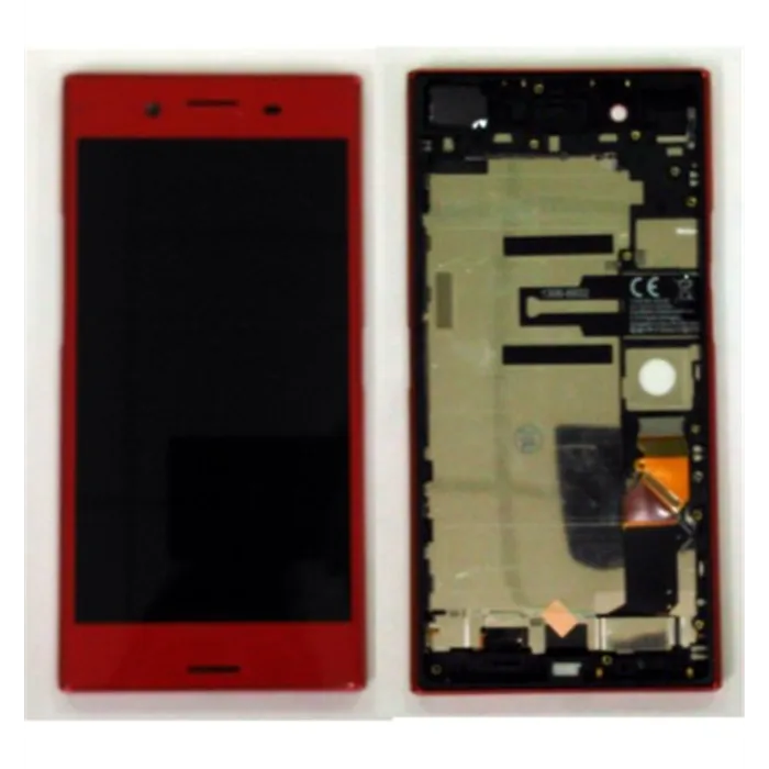 Sony Xperia XZ Premium G8142 pantalla lcd + tactil rojo + marco premium