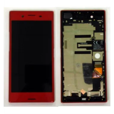Sony Xperia XZ Premium G8142 pantalla lcd + tactil rojo + marco premium
