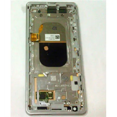 Pantalla lcd para Sony Xperia XZ3 H8416 H9436 H9493 mas tactil negro mas marco blanco calidad premium
