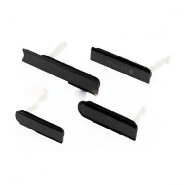 Sony Xperia Z C6602 C6603 L36H set 4 tapas negro