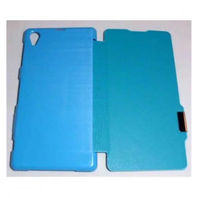 Sony Xperia Z1 L39H Flip Cover con iman Azul celeste